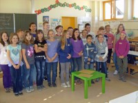Das sind wir, die Kinder der Klasse 4 b der Kurt-Moosdorf-Schule